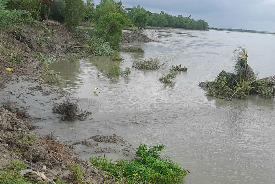 বাগেরহাটে নদী ভাঙনে পানিবন্দি শতাধিক পরিবার