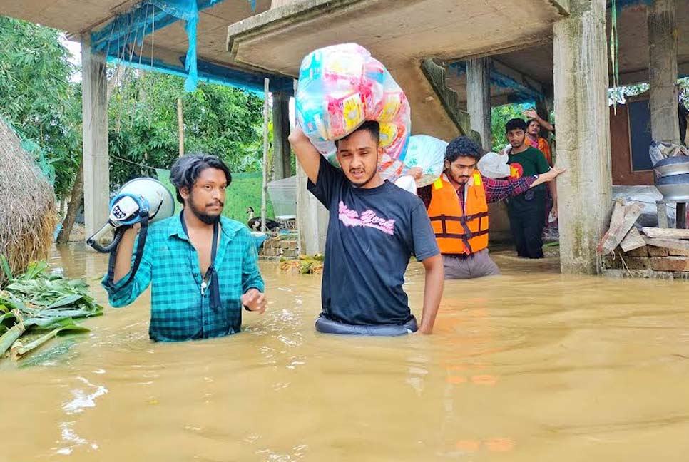 বন্যায় মৃত্যু বেড়ে ২৩, ক্ষতিগ্রস্ত ৫৫ লাখেরও বেশি মানুষ