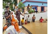 ৬৩,৭১৪ পরিবারে ত্রাণ এবং ২৩,৩১১ জনকে চিকিৎসাসেবা দিয়েছে বিজিবি