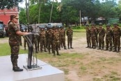 গৌরীপুর আর্মি ক্যাম্প পরিদর্শনে সেনাবাহিনী প্রধান