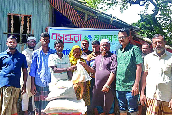 বসুন্ধরা শুভসংঘের খাদ্যসহায়তা