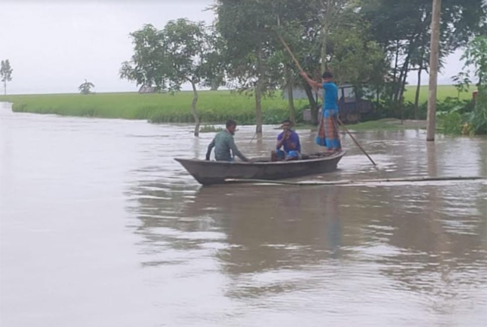 কুড়িগ্রামে বিপৎসীমার ওপরে তিস্তার পানি