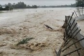 ভারী বর্ষণ ও পাহাড়ি ঢলে শেরপুরের চার উপজেলা প্লাবিত