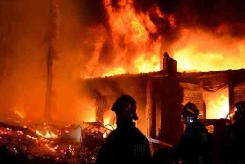 Hazaribag slum fire tamed