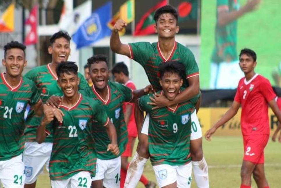 SAFF U-17 Championship: Bangladesh thrashes Maldives