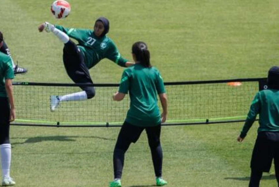 Saudi women footballers to play first international match