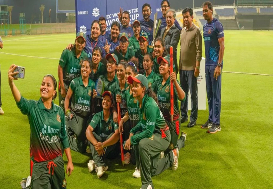 Bangladesh champions of ICC Women's T20 World Cup Qualifier 

