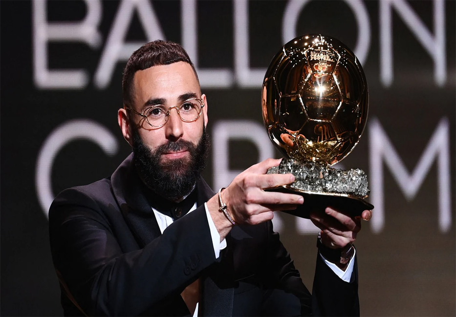 Benzema wins Ballon d’Or for the first time