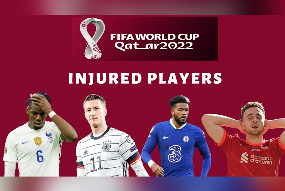 Top players missing out on World Cup due to injury