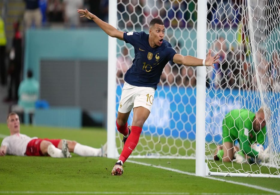 France reach round of 16 as Mbappe scores double 