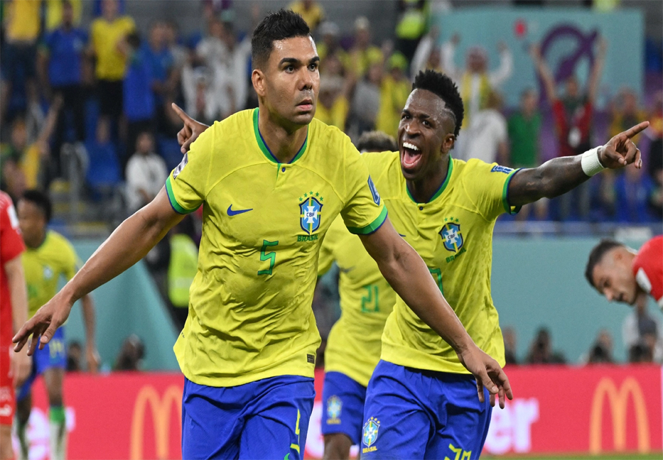 Casemiro ensures Brazil's round of 16 
