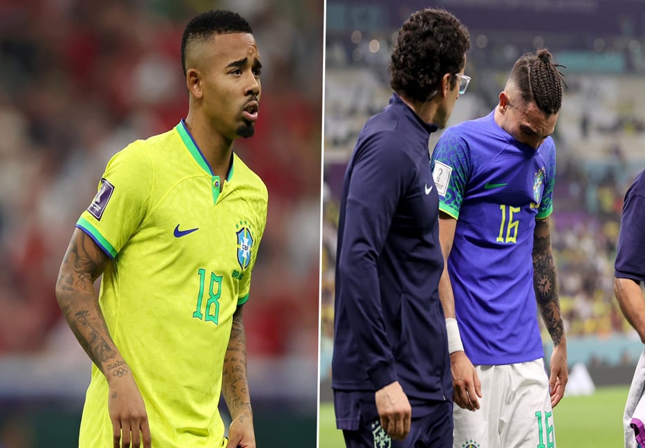 Brazil's Jesus and Telles out of world cup with injury 

