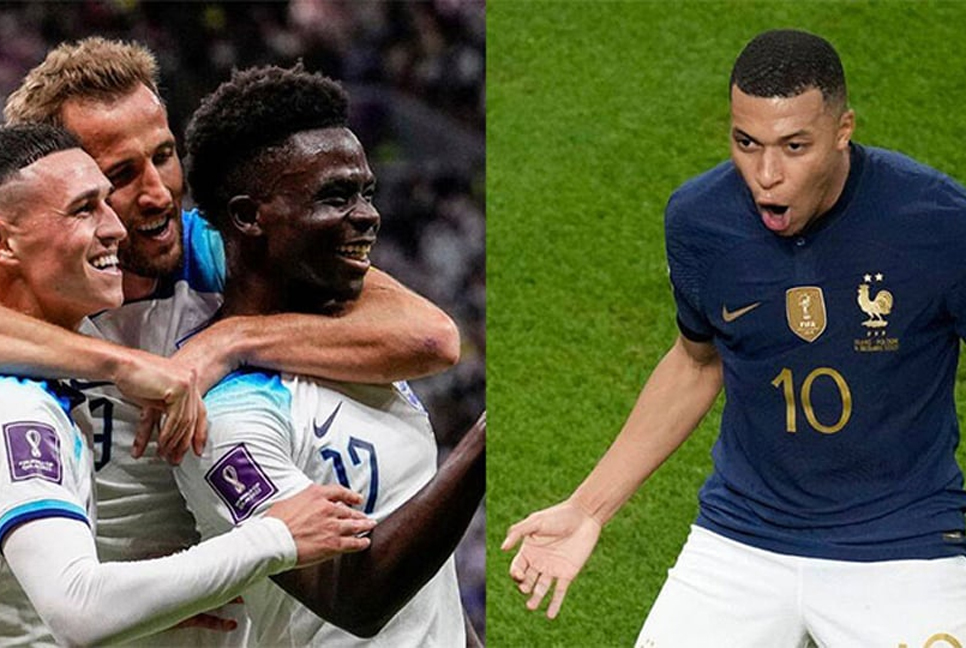 France face England at World Cup