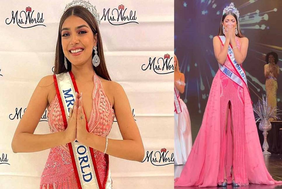 Koushal wins Mrs World 2022 title