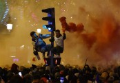 Riots broke out in French cities following France's defeat in World Cup final
