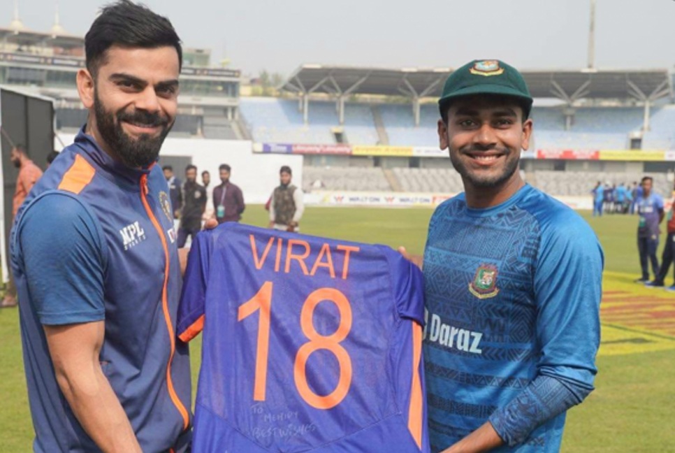 Mehidy excited to get Virat Kohli’s jersey