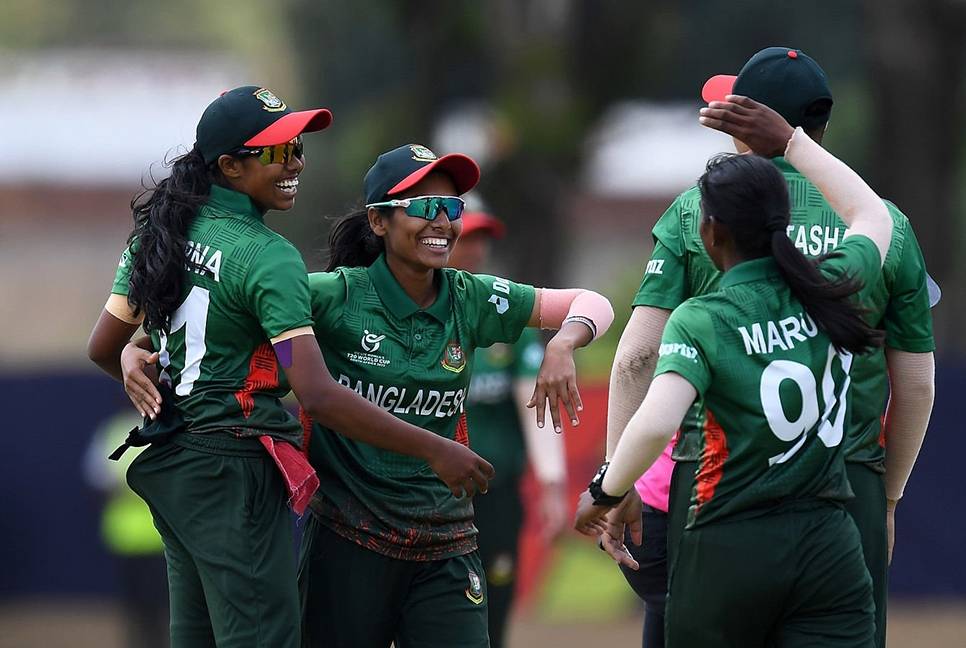 Tigresses become group champions in U-19 T20WC