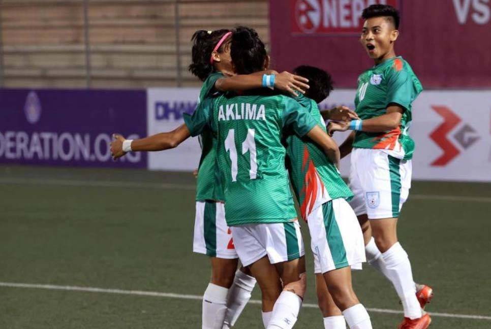 Bangladesh reach SAFF U-20 Women’s final beating Bhutan