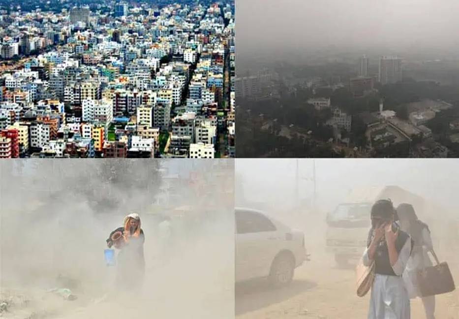 Severe air pollution in 7 big cities
