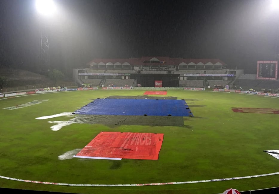 Bangladesh-Ireland second ODI abandoned due to rain