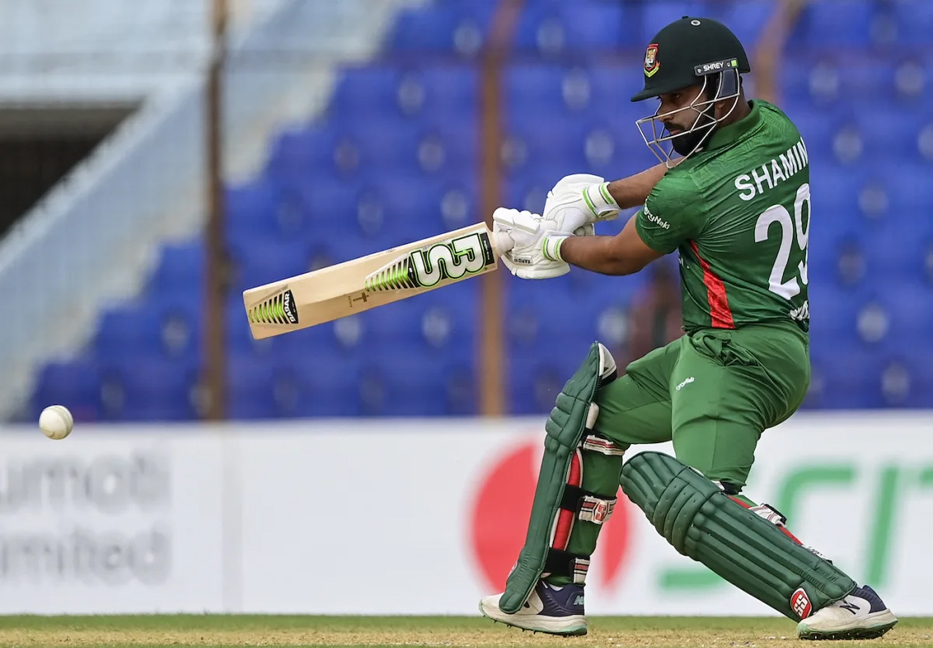 Shamim powers Bangladesh to 124 after huge initial collapse 