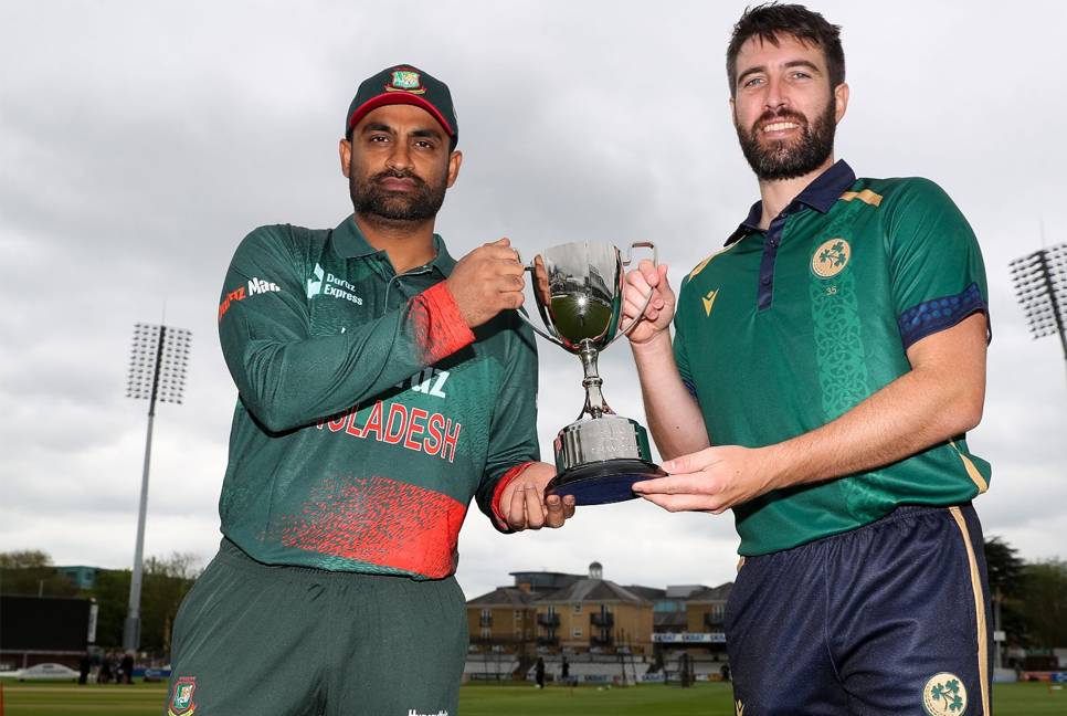 Bangladesh score 50 runs losing 2 wickets against Ireland