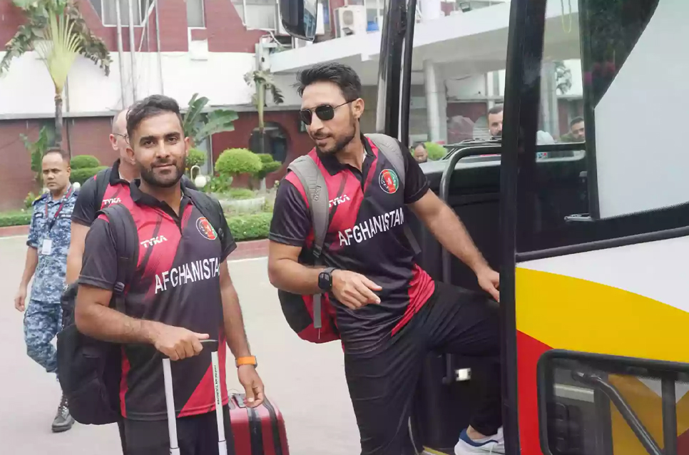 Afghanistan Cricket Team Arrives in Dhaka