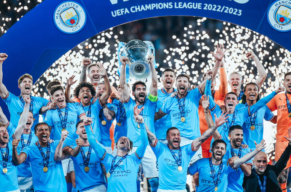 Man City fans revel in ending wait for Champions League glory
