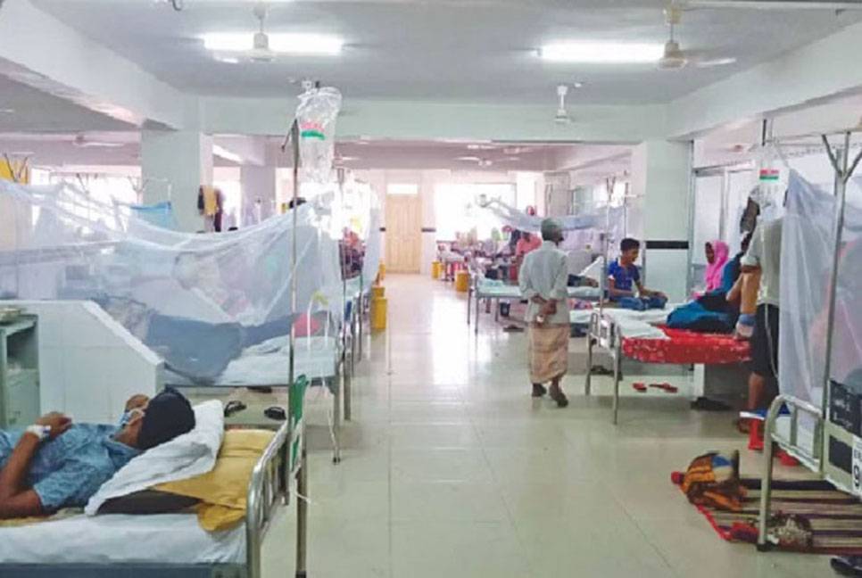 One more died of dengue, 584 hospitalized  