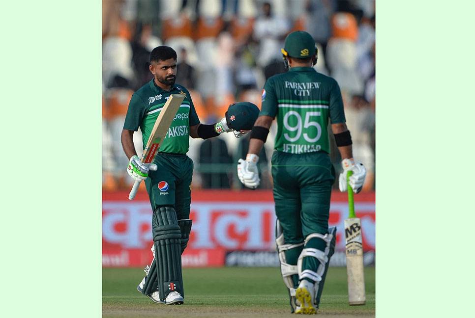 Babar, Iftikhar's tons guide Pakistan to 342-6 against Nepal