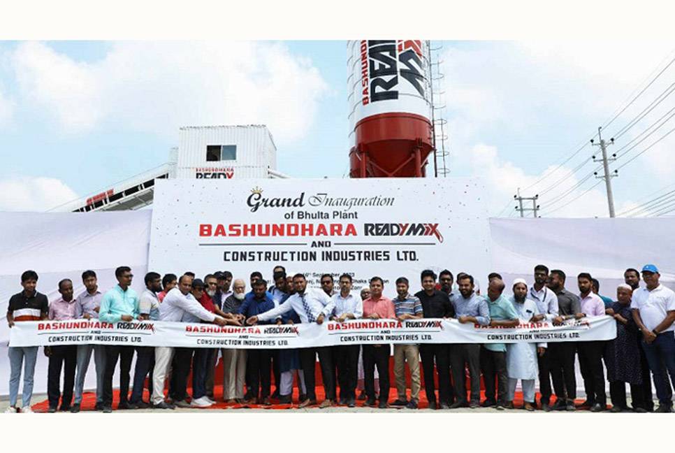 Bashundhara Readymix opens fifth unit at Bhulta
