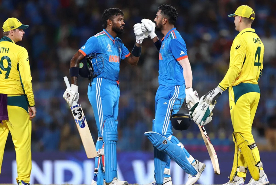 India beat Australia by six wickets in World Cup