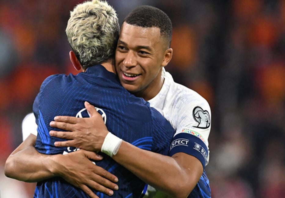 Mbappe double over Dutch confirms France to Euro 24
