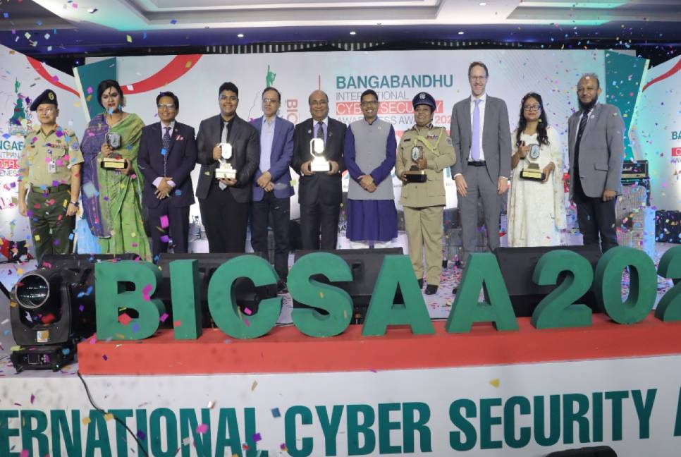 Bangabandhu Int’l Cyber Security Awareness Award conferred