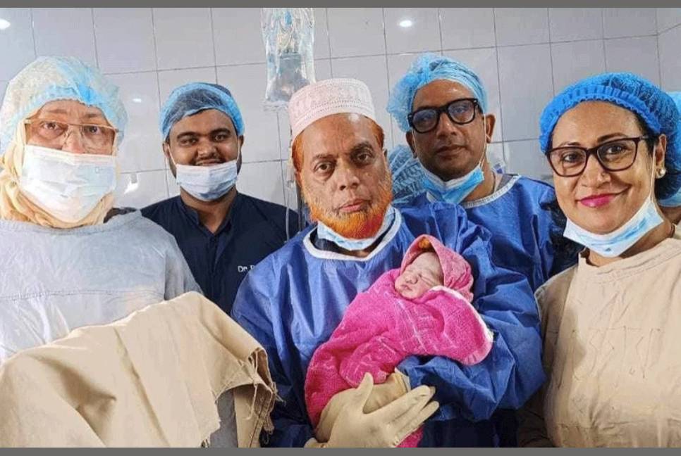 Country’s first test-tube baby born at BSMMU