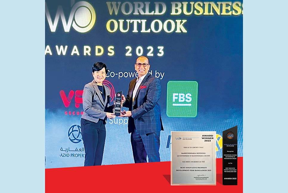 Bashundhara Housing wins World Business Outlook's ‘Most Innovative Property Firm’ award