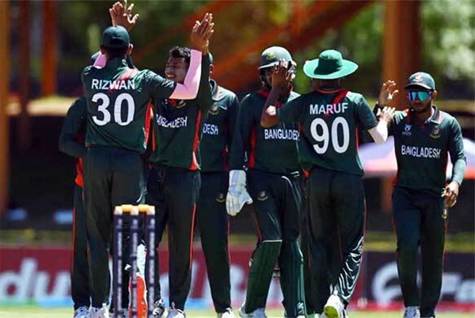 Bangladesh U19 advance to super six with commanding win