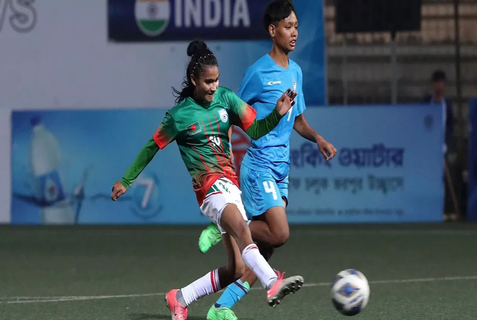 Bangladesh reaches final of SAFF U-19 Women's Championship beating India 1-0
