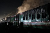Estimated loss in railway for BNP-Jamaat arson terrorism is Tk9 crore
