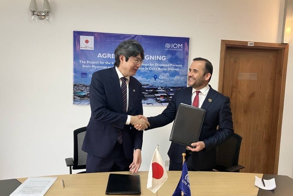 Japan, IOM sign $2.7mn assistance for Rohingyas