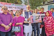 Bashundhara Shuvosangho distributes sewing machines in Ranisankail