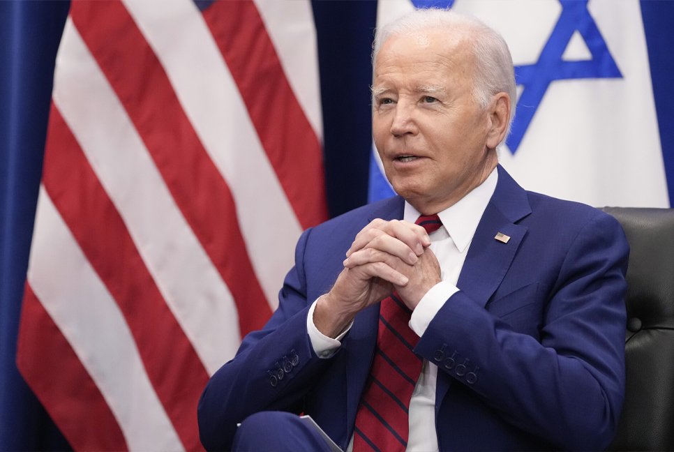 Biden makes contradictory comments on ‘red lines’ in Gaza