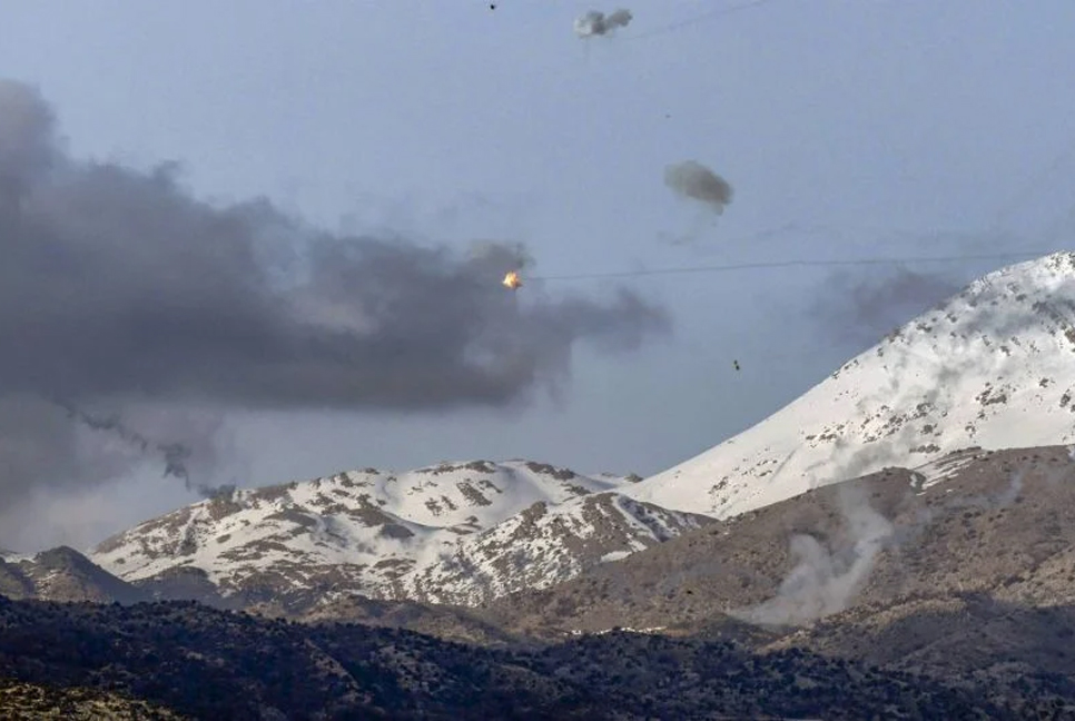 Hezbollah launched over 100 rockets at Israeli positions