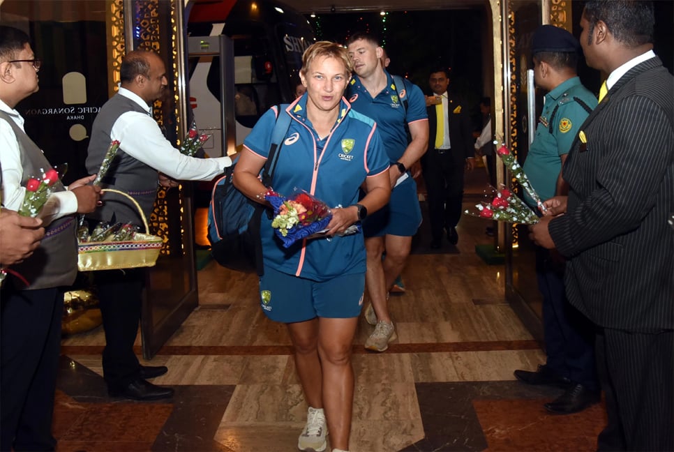 Australia women’s cricket team arrives in Dhaka