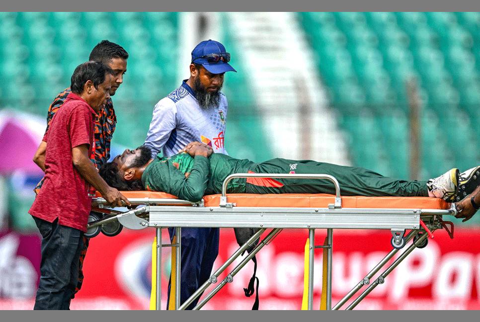 Cricketer Jaker Ali taken to hospital