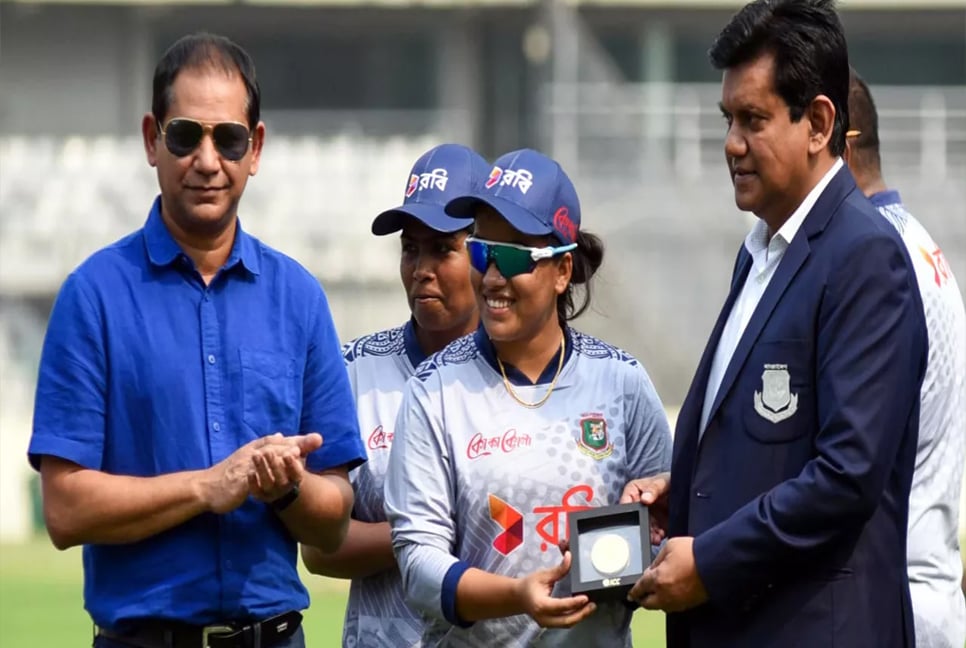 Tigress Nahida Akter receives ICC player of month award