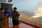 N. Korea's Kim oversees hypersonic missile engine test: state media