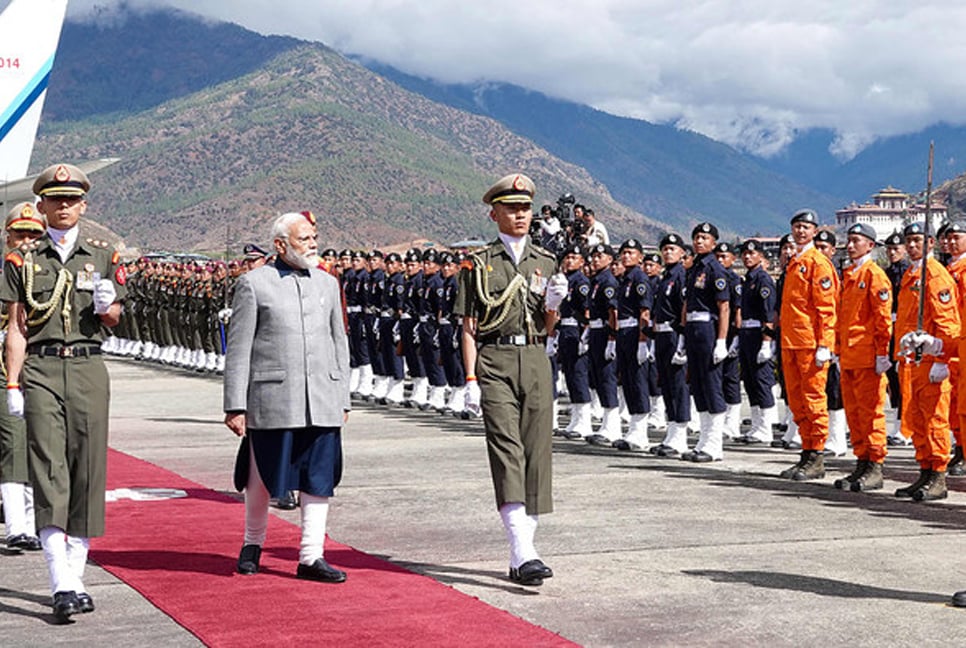 Modi in Bhutan to shore up ties with eye on China