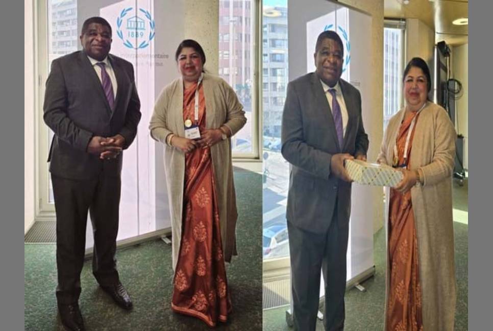 Speaker holds meeting with IPU Secretary General