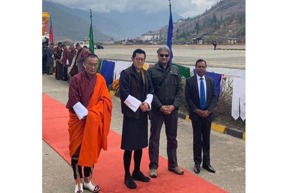 Mohammad A Arafat, Bhutanese King reach Thimphu